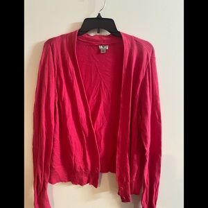 Pink worthington cardigan